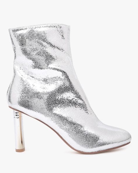 buy silver boots