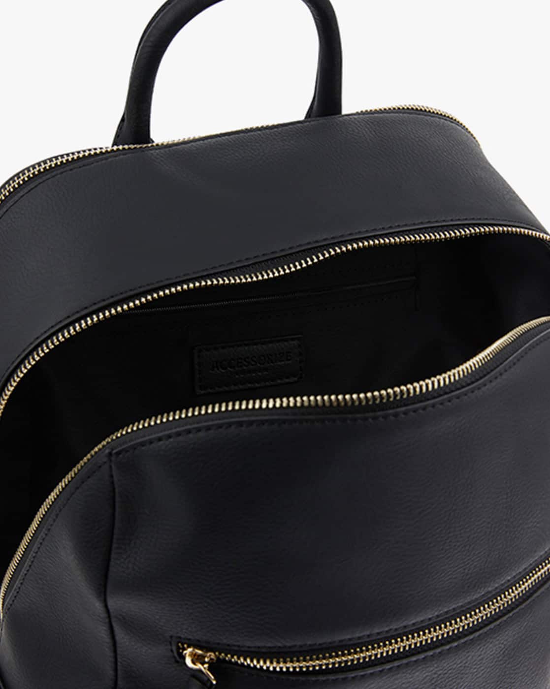 accessorize black backpack