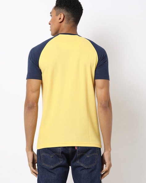 Buy Mustard Yellow Tshirts for Men by Teamspirit Online