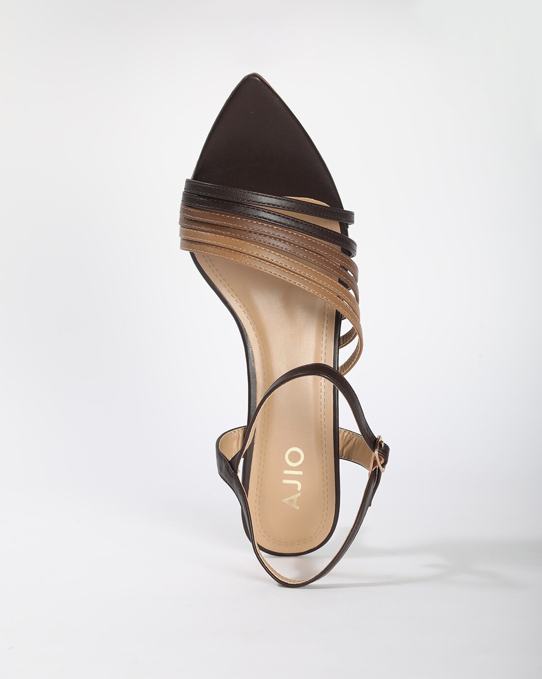 Buy Brown Heeled Sandals for Women by AJIO Online | Ajio.com