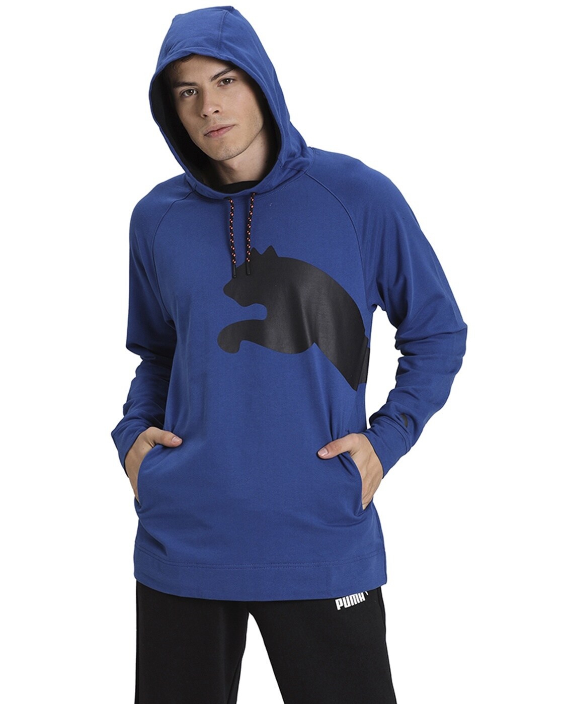 puma blue hoodie