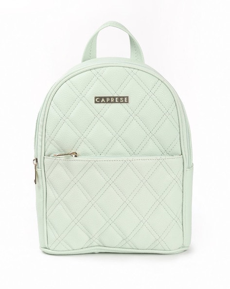 mint colored backpack