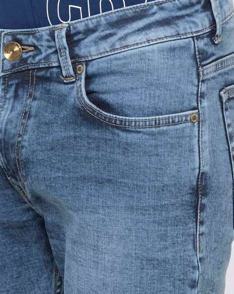 Mid-Wash Slim Fit Jeans (Image - 3)