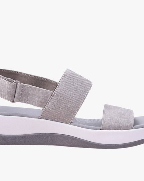 clarks denim sandals