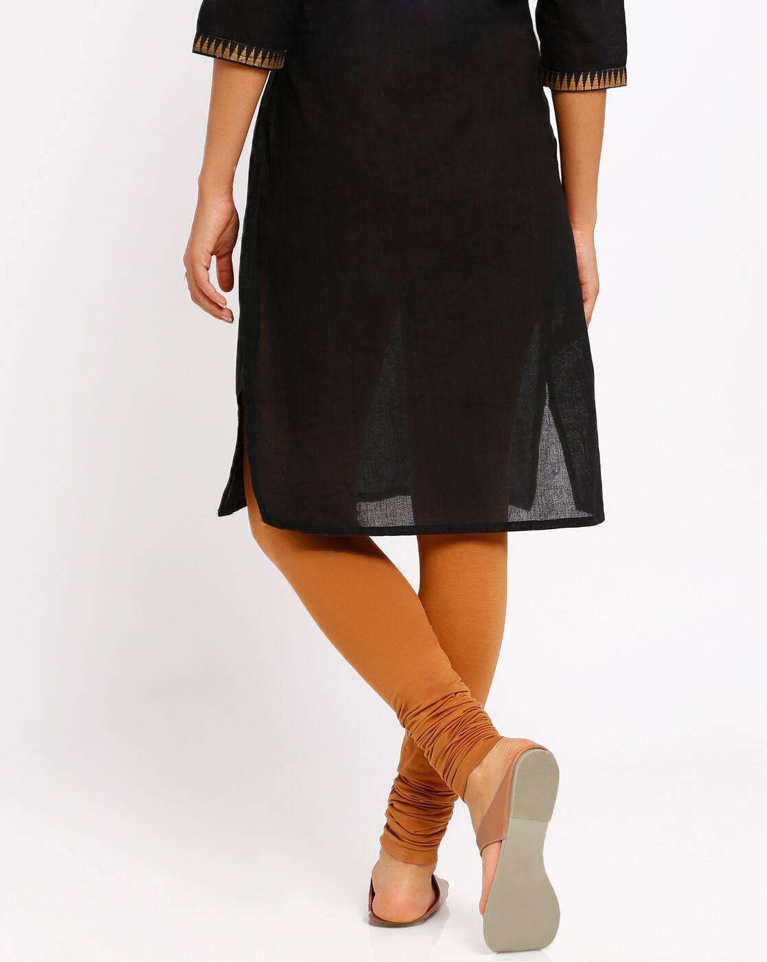 Buy Beige Leggings for Women by AVAASA 