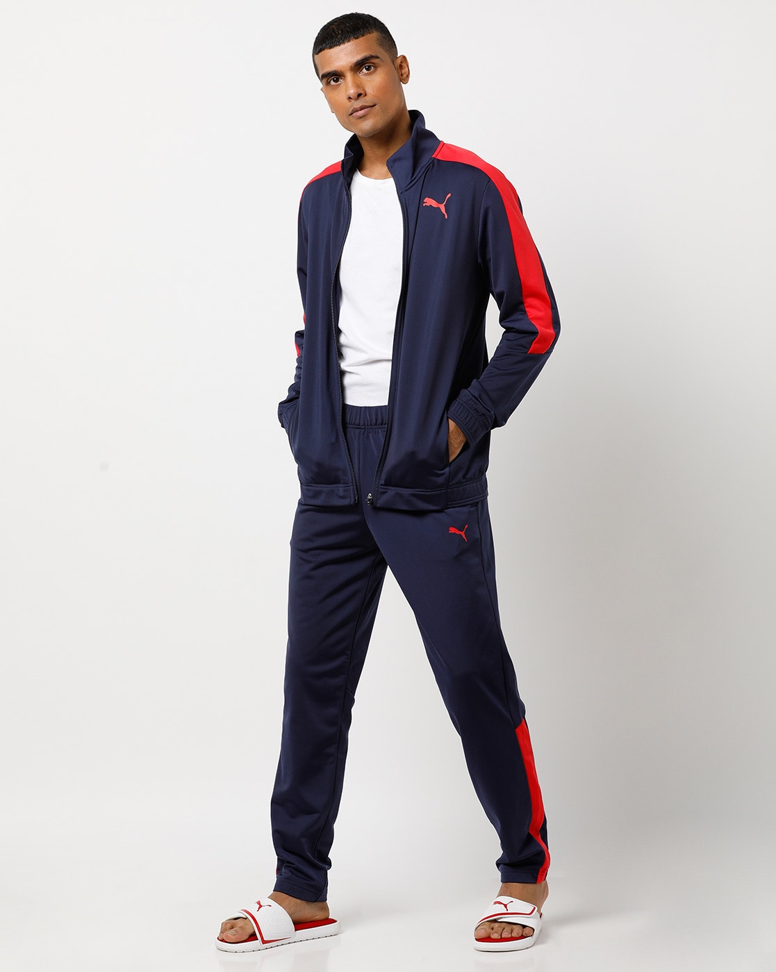 Navy Blue Tracksuits for Men by Puma 