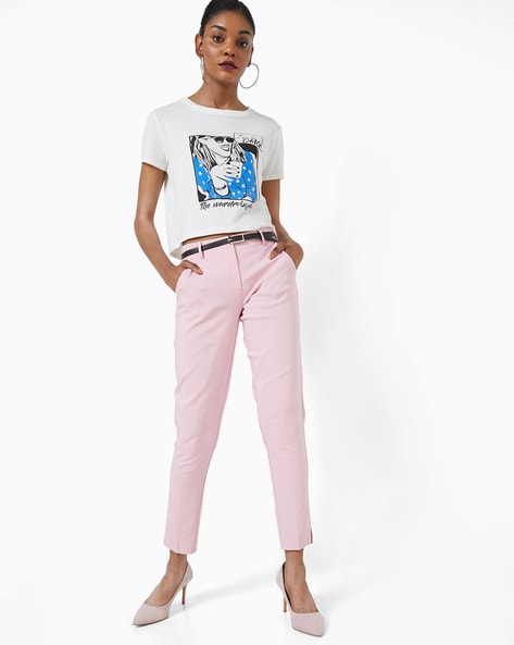 colour trousers that go with light pink｜Búsqueda de TikTok