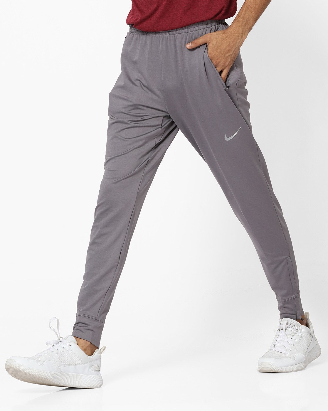 nike track pants zippered pockets