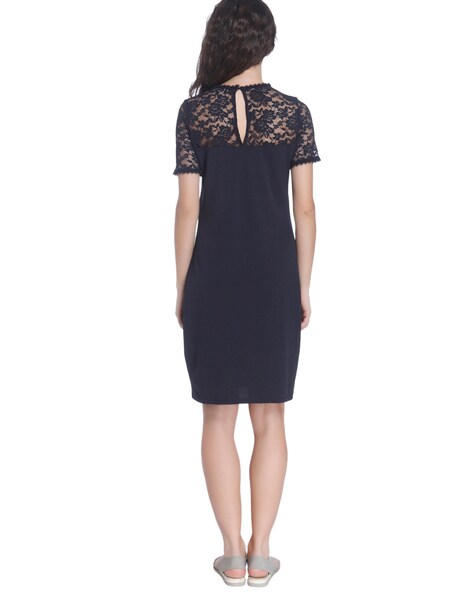 Buy Navy Blue Dresses for Women by ONLY Online Ajio