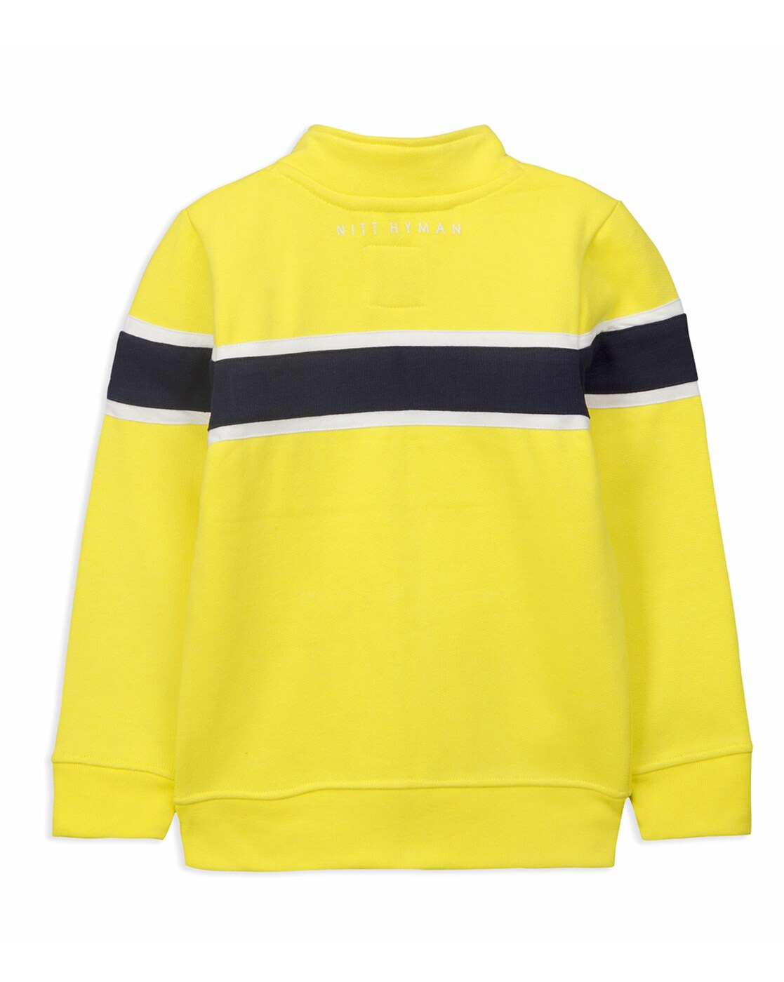 yellow striped sweatshirt