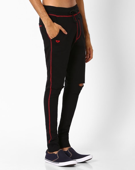 ripped track pants mens