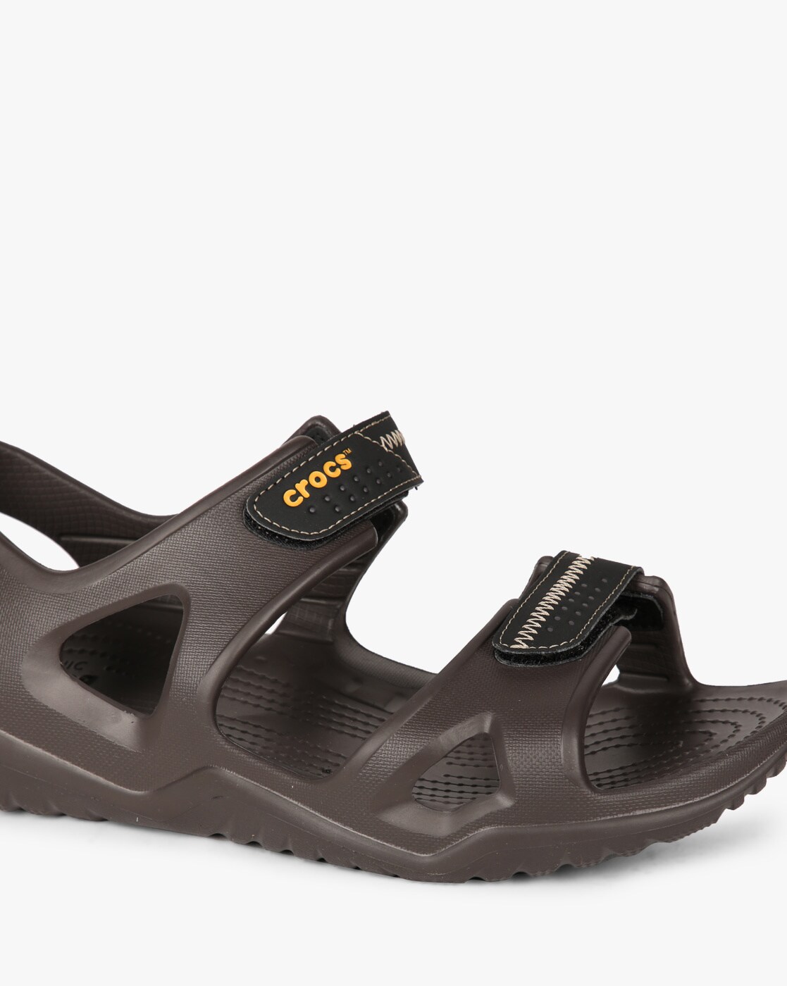 Amazon.com | Crocs Men's Swiftwater Mesh Wave Sandals, Casual Lightweight  Beach or Water Shoes, Black/Slate Grey, 8 Men | Sandals