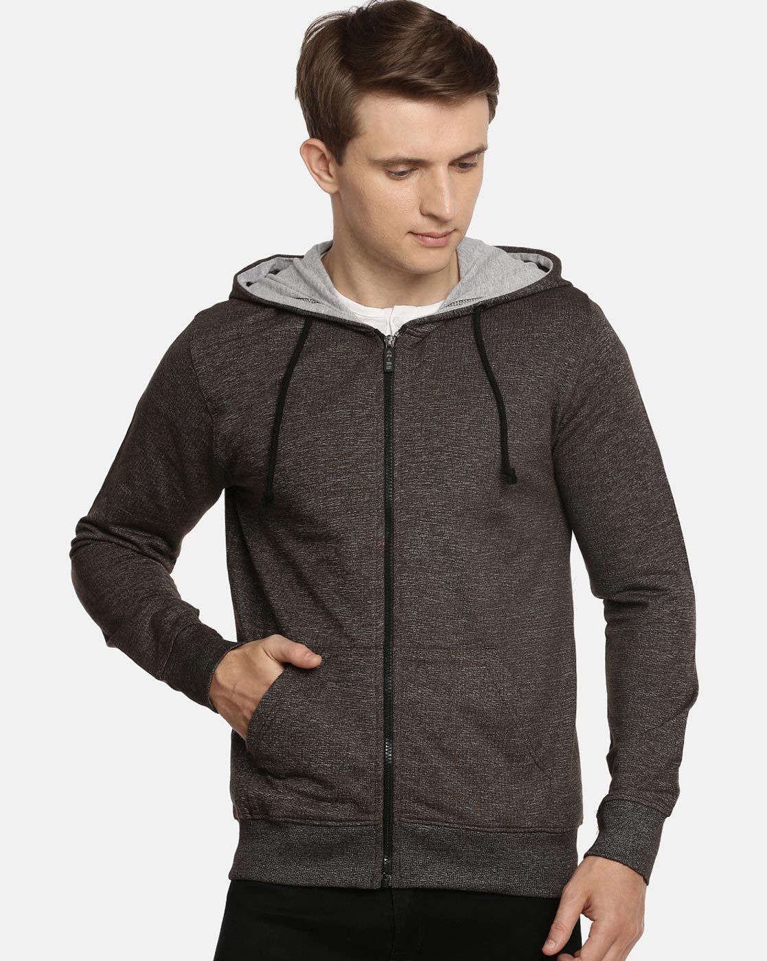 front open hoodie