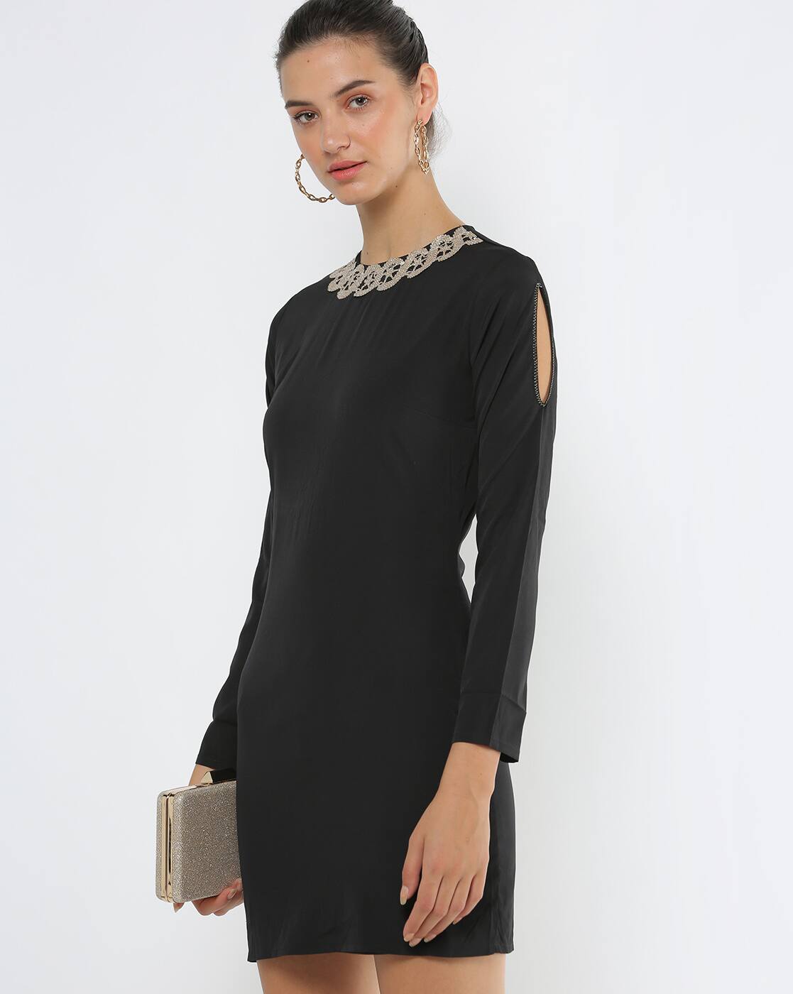 loft black dress