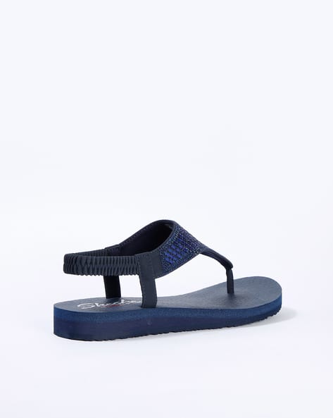 skechers meditation rock crown sandals navy