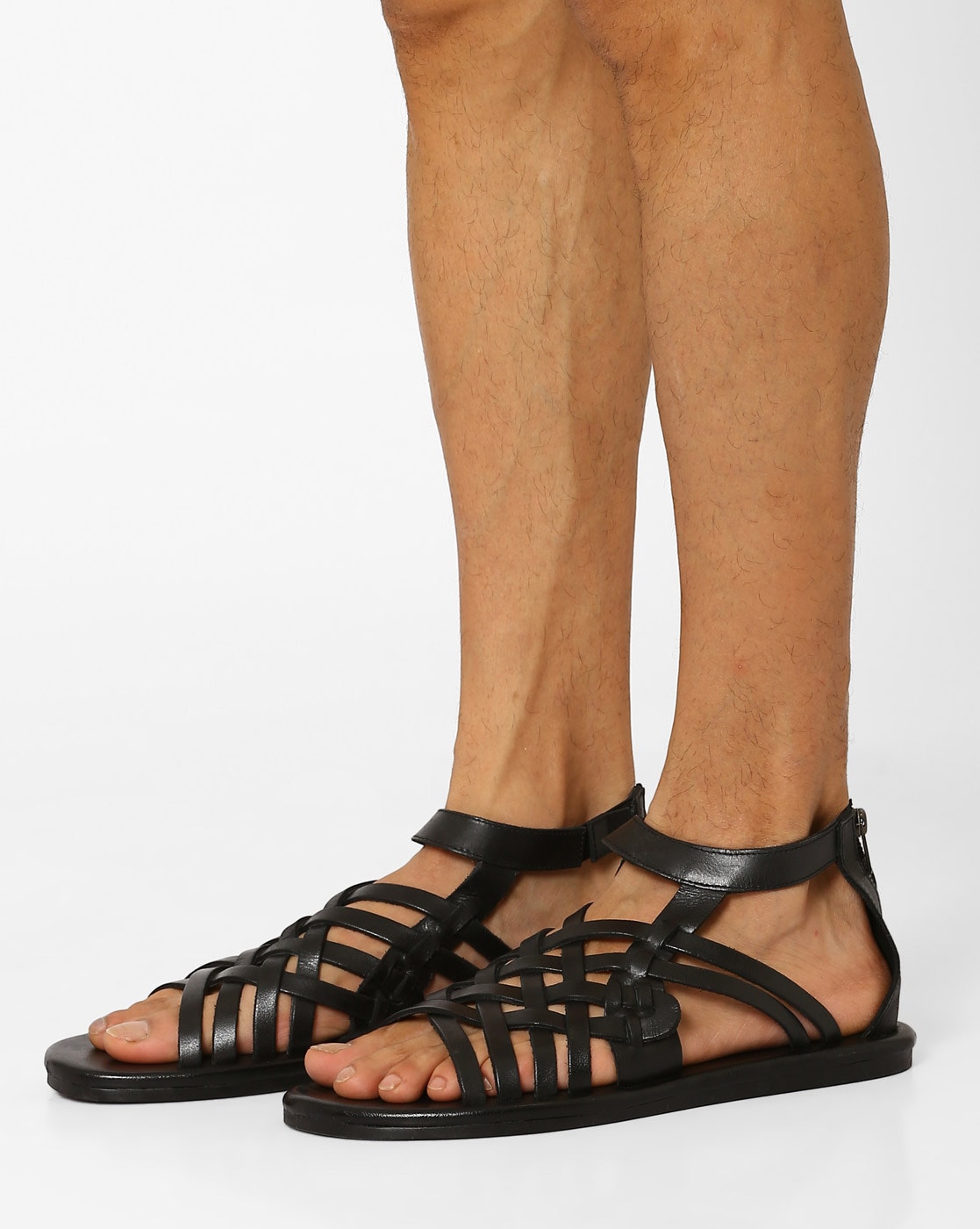 Buy Black Casual Sandals for Men by Estd.1977 Online | Ajio.com