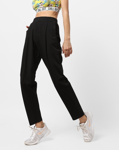 Buy Black Trousers & Pants for Women by Soul Space Online