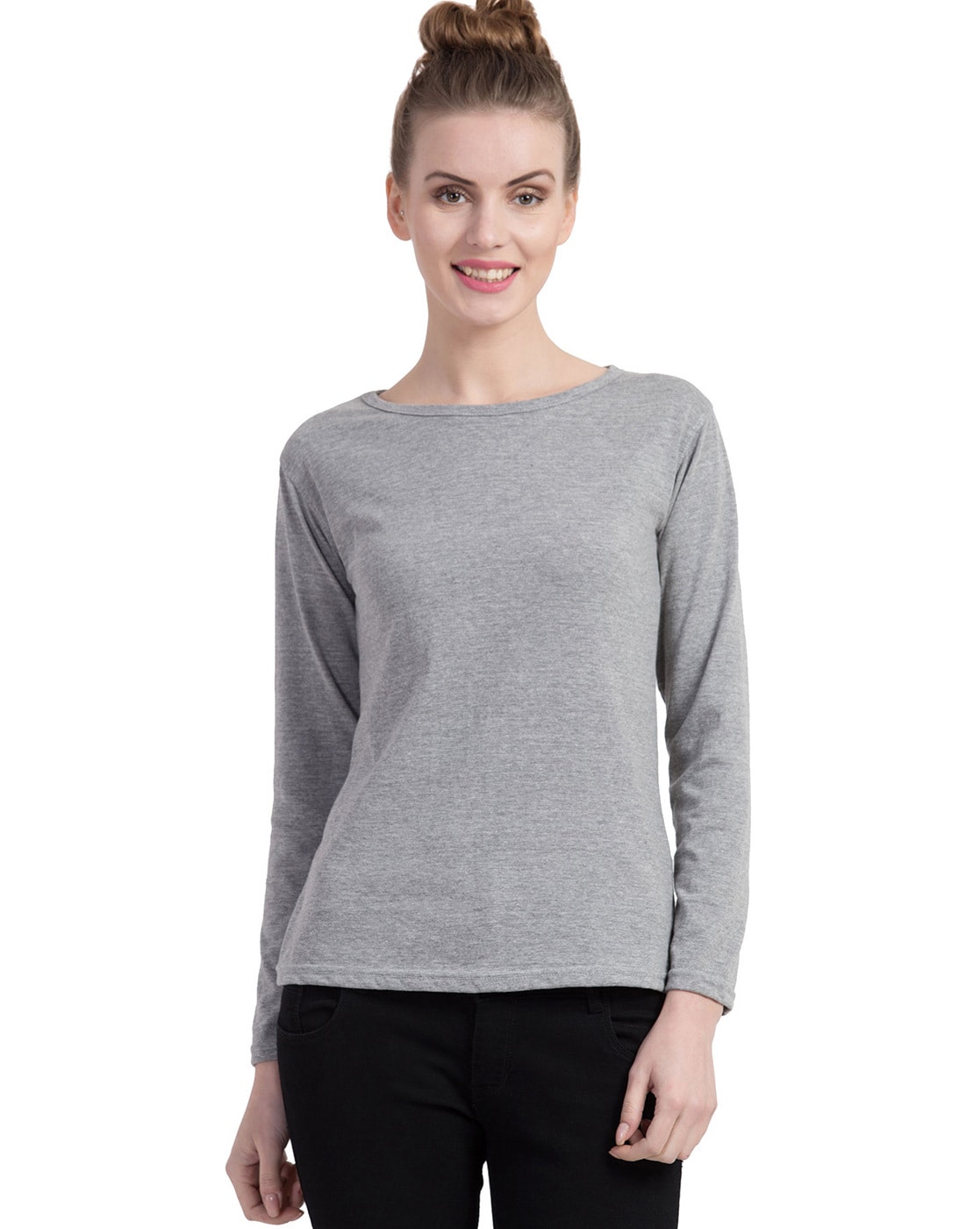 grey t shirt womens