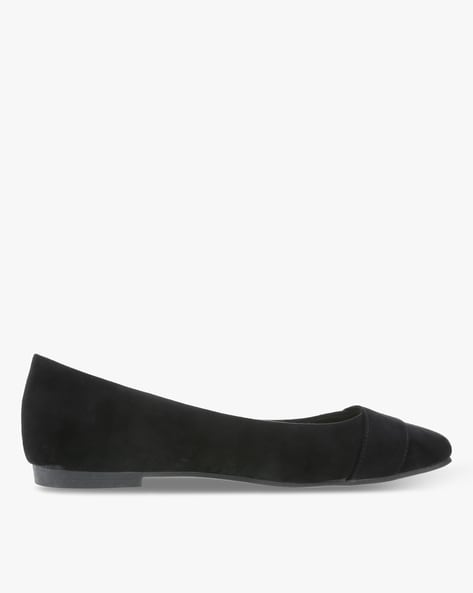 Buy Black Flat Shoes for Women by FIONI 