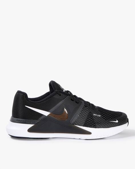 nike training shoes black and white