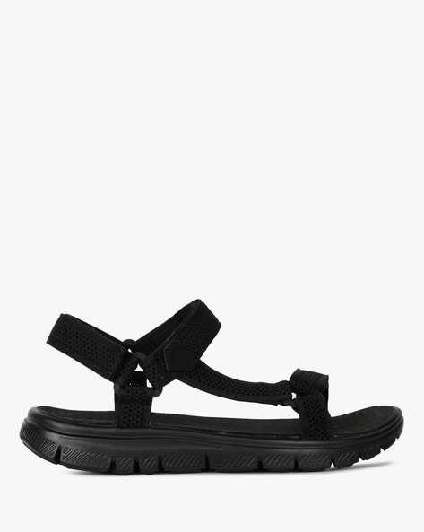 carga segunda mano bañera Buy Black Sandals for Men by Skechers Online | Ajio.com