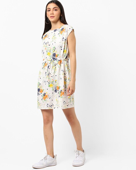 Floral Print Fit & Flare Dress