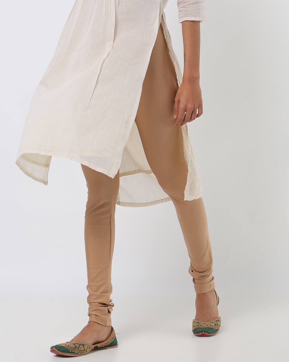 Brown Leggings for Women by AVAASA MIX 