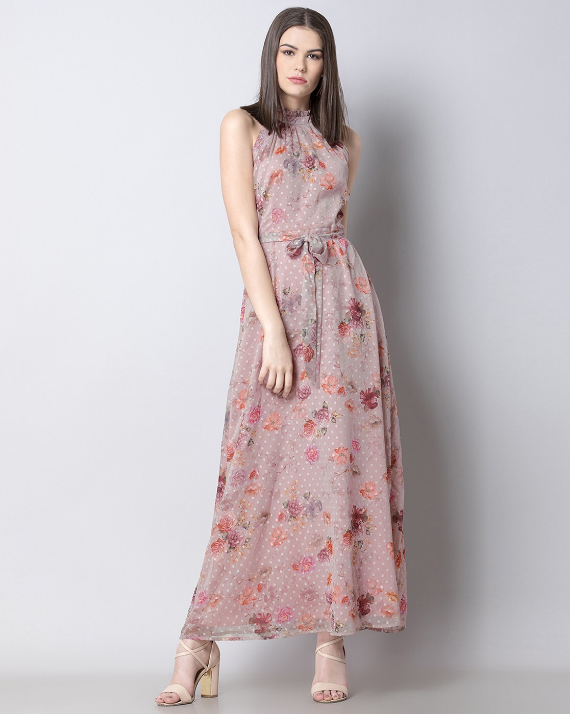 Buy FabAlley Women Teal Solid Maxi Dress - Dresses for Women 7510626 |  Myntra