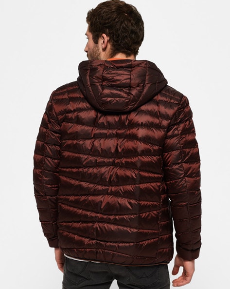 Superdry clarendon clearance down hooded jacket