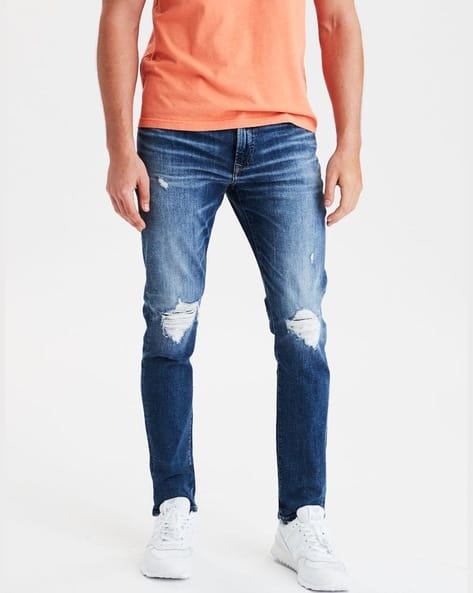 american eagle distressed jeans