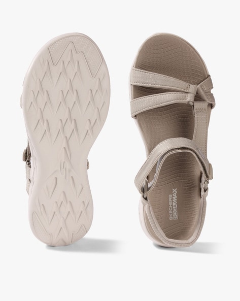 Buy Beige Flat Sandals for Women by Skechers Online Ajio