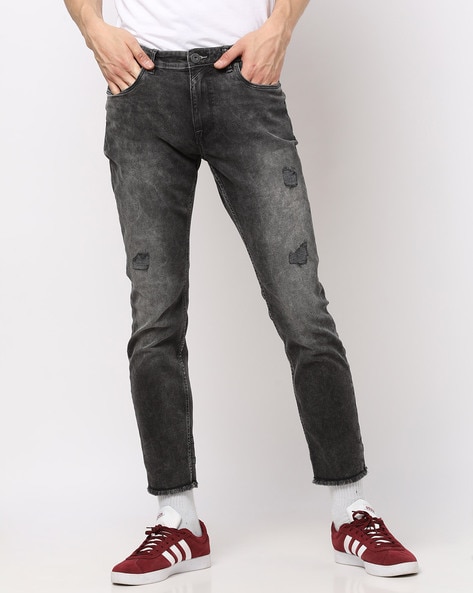 mens skinny cropped jeans