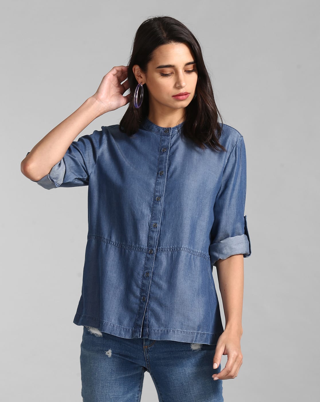 gap ladies denim shirt