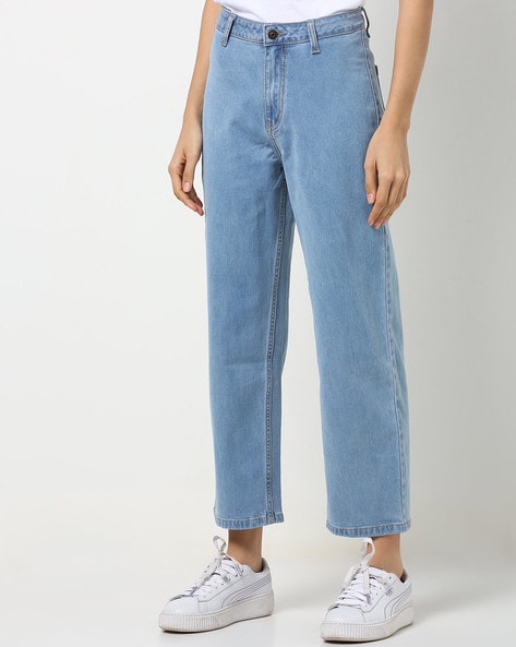 High Rise Wide Leg Jeans