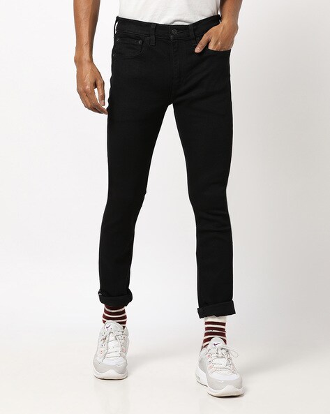 levi's 519 black extra skinny jeans