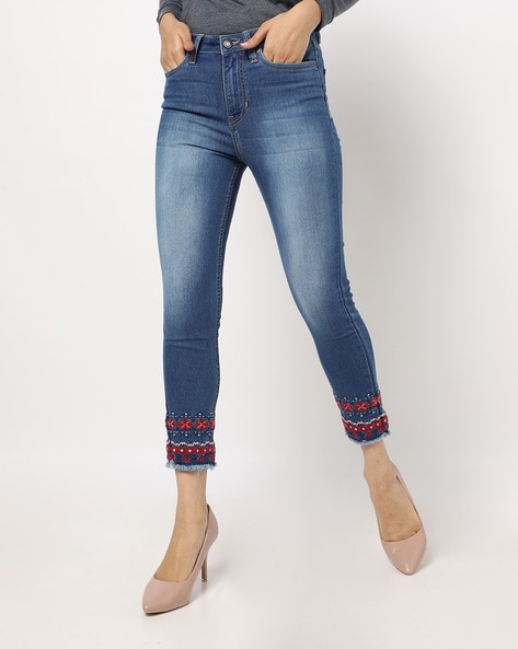 Ajio womens outlet jeans