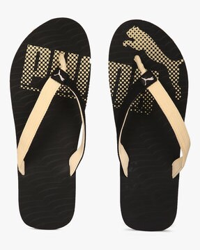 Buy Black Flip Flop Slippers for Men by Puma Online Ajio