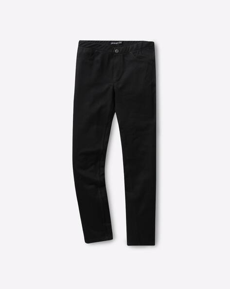 Buy Black Leggings for Girls by GO 