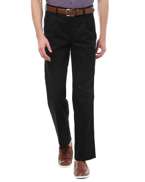 Buy Black Trousers & Pants for Men by ALLEN SOLLY Online | Ajio.com