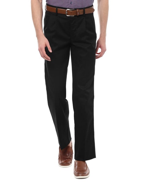 allen solly pleated trousers