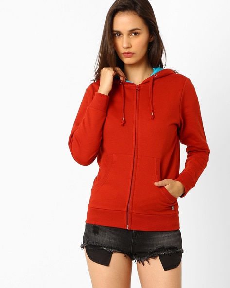 Buy Red Sweatshirt & Hoodies for Women by WRANGLER Online 