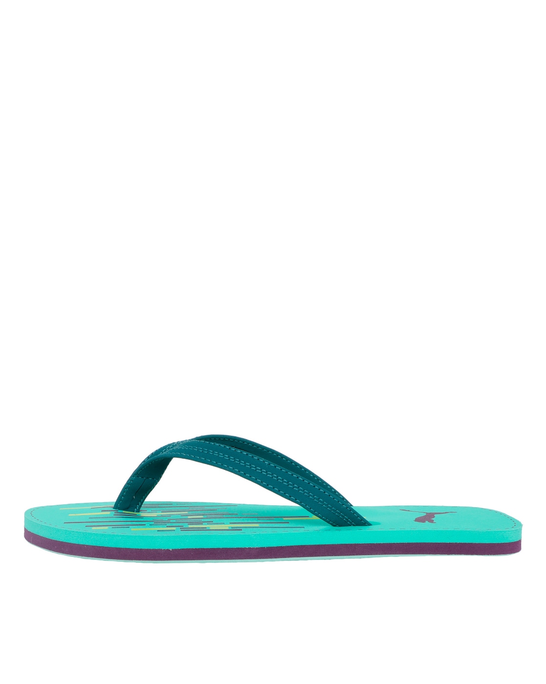 womens green flip flops