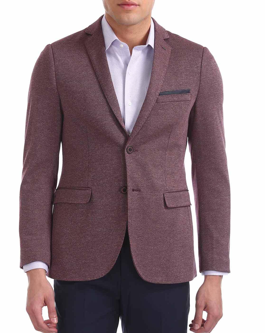 arrow maroon blazer