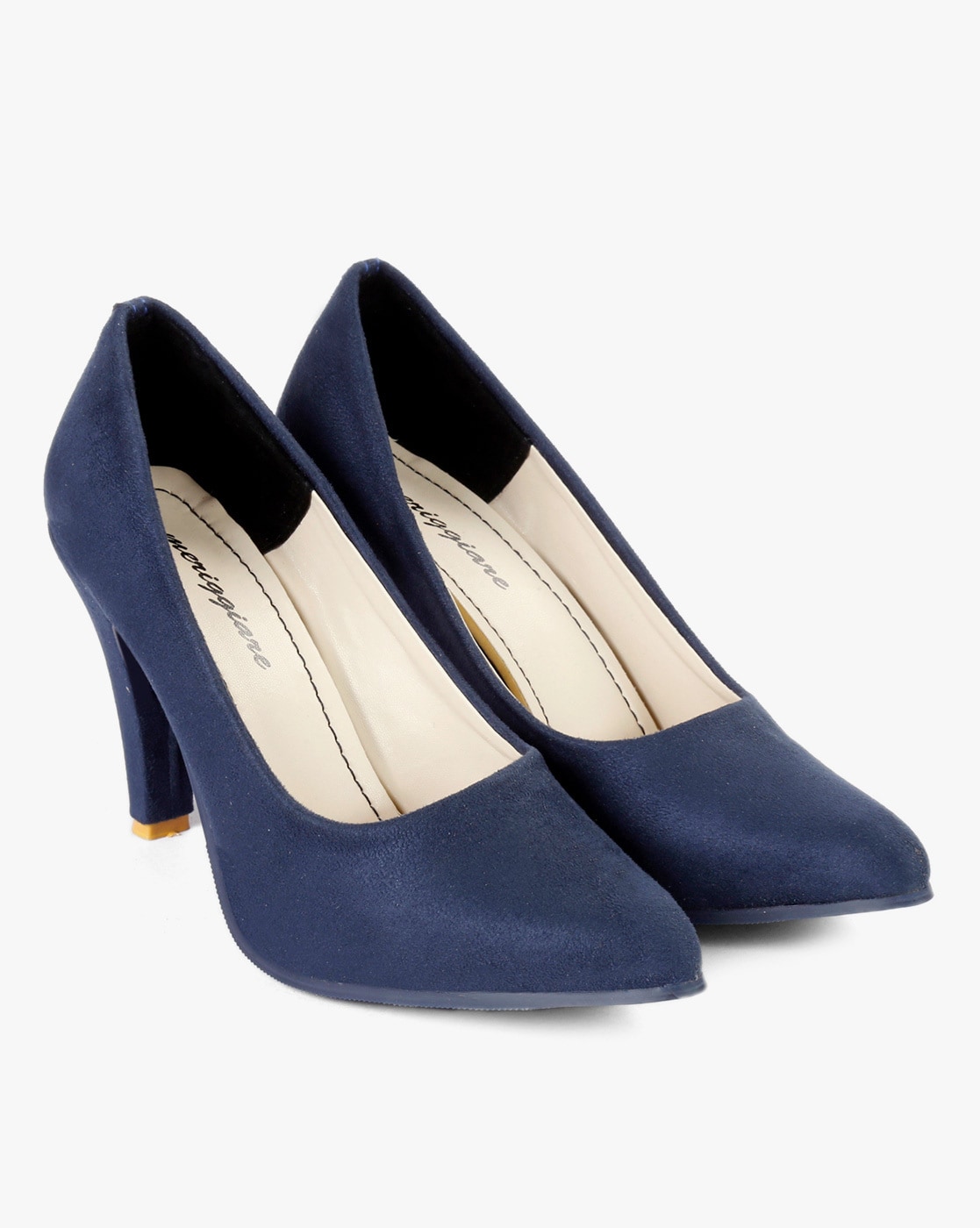 Buy Blue Heeled Shoes for Women by 