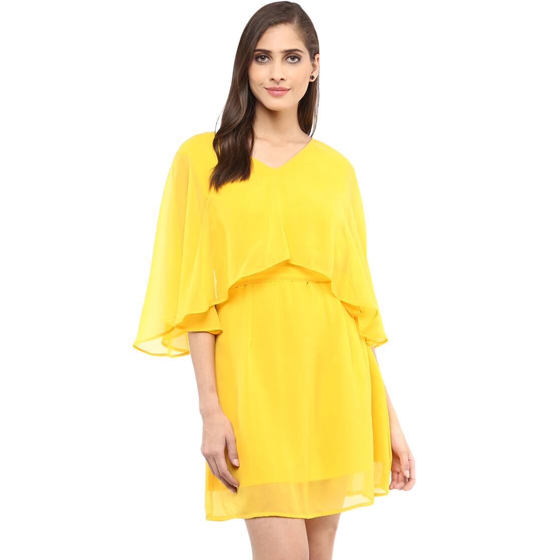 zima leto yellow dress