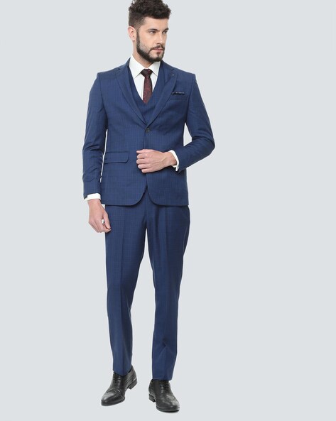 louis philippe blue suit