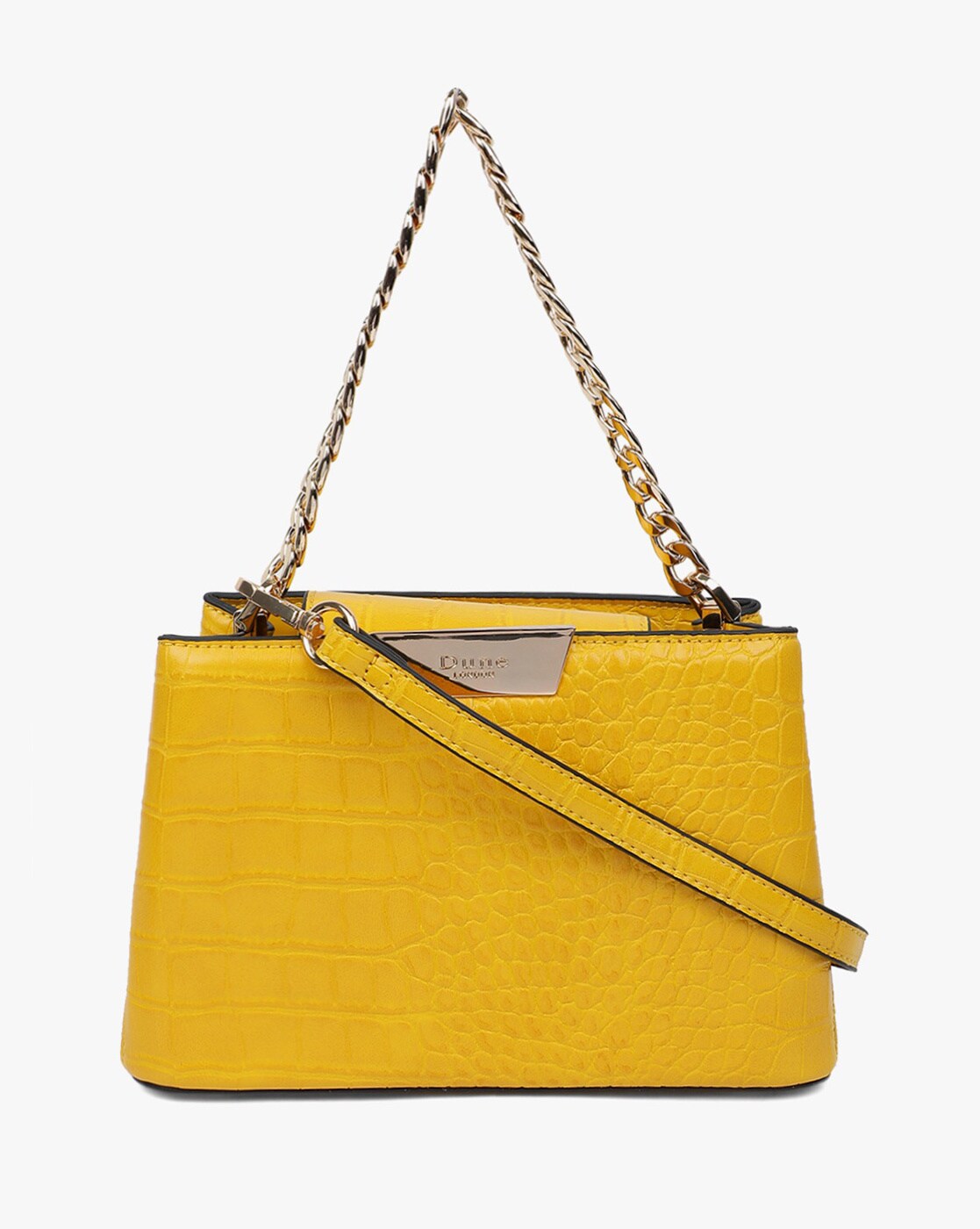 dune yellow handbag