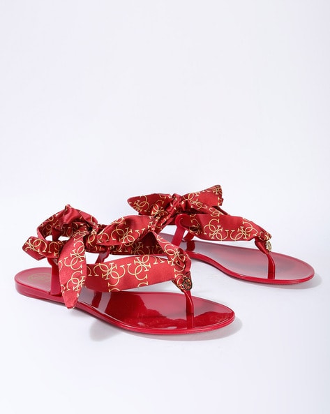 Guess Dezza Genuine Leather Sandal Pink | Cilento Designer Wear