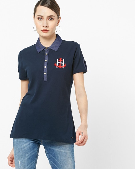 tommy hilfiger womens rugby shirt