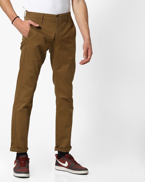 Buy Brown Trousers \u0026 Pants for Men by 